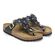Birkenstock Teenslipper Gizeh Flower Embellishment Zwart Breed - 4066648075356