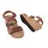 Birkenstock Papillio Sandaal Sibyl Ring-Buckle 1023523 Cognac Smal - 4061417998423