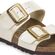 Birkenstock Slipper Sydney Cushion Buckle 1029492 Pearl White Smal - 4067707049363