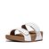 Fitflop Slipper Lulu Adjustable Leather Slides Urban White - 197533665469