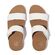 Fitflop Slipper Lulu Adjustable Leather Slides Urban White - 197533665414