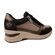 Rieker Sneaker N9301-91 Beige Zwart Goud Verwisselbaar Voetbed - 4061811617784
