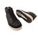 Rieker Veterboot WO171-00 Zwart Warm Gevoerd - 4061811553945