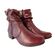 Rieker Korte Laars 78656-35 Rood Warm Gevoerd - 4061811457007