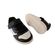 Skechers Klittenbandschoen 405638N BKW Quick Street Zwart Wit - 198376094904