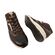 Durea Veterboot 9778 608 1177 Zwart Donkerblauw Wijdte K - 8720727857337