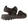 Adventure Sandaal Marseille Zwart High Soft Insole - 8785342095052
