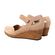 Durea Bandschoen 5752 585 0986 Licht Taupe Wijdte H - 8720727762495