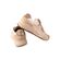 Durea Sneaker 6318 608 2077 Taupe Wit Zilver Wijdte K - 8721149471071