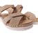 Durea Sandaal 7432 035 2067 Licht Taupe Wijdte H - 8721149462789