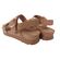 Panama Jack Sandaal Sara B1 Velour Cuero Bark Bruin - 8434823951911