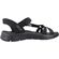 Skechers Sandaal Go Walk Flex Sandal-Illuminate 141481/BBK Zwart Slip-Ins Machine Washable - 197627456096