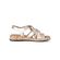 Gabor Sandaal 82.736.82 Puder Plat Roze Goud Metallic Combi - 4068283839140