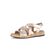 Gabor Sandaal 82.736.82 Puder Plat Roze Goud Metallic Combi - 4068283837771