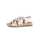 Gabor Sandaal 82.736.82 Puder Plat Roze Goud Metallic Combi - 4068283839188