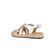 Gabor Sandaal 82.736.82 Puder Plat Roze Goud Metallic Combi - 4068283839188