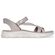 Skechers Sandaal Hands Free Slip-Ins Go Walk Flex Sandal-Illuminate 141481 TPE Taupe Machine Washable - 197976582262