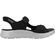 Skechers Sandaal Go Walk Flex Sandal Easy Entry 229210 BKGY Black Gray Machine Washable - 197627661346