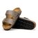 Birkenstock Slipper Arizona 1031941 Leo Gray Taupe - 4067707870325