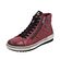 Rieker Remonte Veterboot D0772-36 Rood Warm Gevoerd - 4061811548927