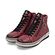 Rieker Remonte Veterboot D0772-36 Rood Warm Gevoerd - 4061811548934