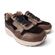 Xsensible Nimco Sneaker 7005 Esther 70405.2.360 Wijdte KX Dark Brown Combi - 8719051777862