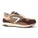 HUB Sneaker Wave Pony Almond Brown Offwhite Dark Coffee - 8719402184844