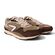 HUB Sneaker Wave Pony Almond Brown Offwhite Dark Coffee - 8719402184844