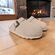 Adventure Shoes Pantoffel Oulu Grey Suede 100% Australische Merinowol - 8785342100374