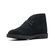 Clarks Veterboot Desert Boot Evo Zwart Suède Verwisselbaar Voetbed - 5059680434105