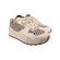 Jochie & Freaks Sneaker Fleur JF-23120 Leopard Wit - 8720862009646