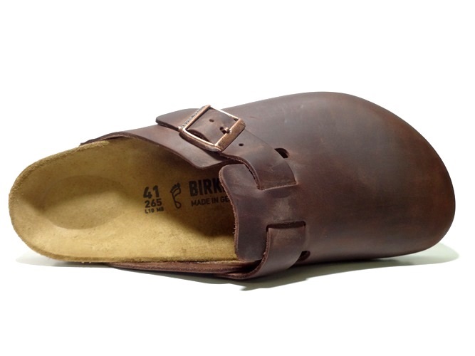 Birkenstock Boston Muil Slippers 860131 Bruin Normaal - Van Driel Schoenen
