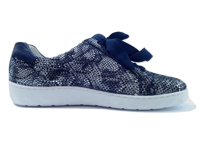 Waldlaufer Sneakers 921009 304 845 Blauw Zilver Wijdte H - Van Driel  Schoenen