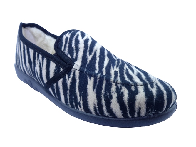 Rohde Pantoffel Warm Gevoerd 2238 wijdte G Safari Print - Van Driel Schoenen