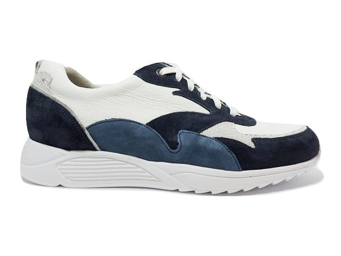 Durea Sneakers 6250 H Donkerblauw Wit Combi - Van Driel Schoenen