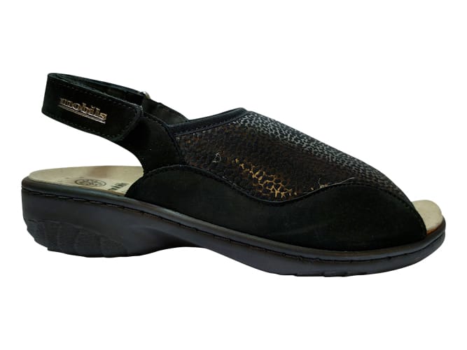 Mephisto Mobils Sandaal Gisella Zwart - Van Driel Schoenen